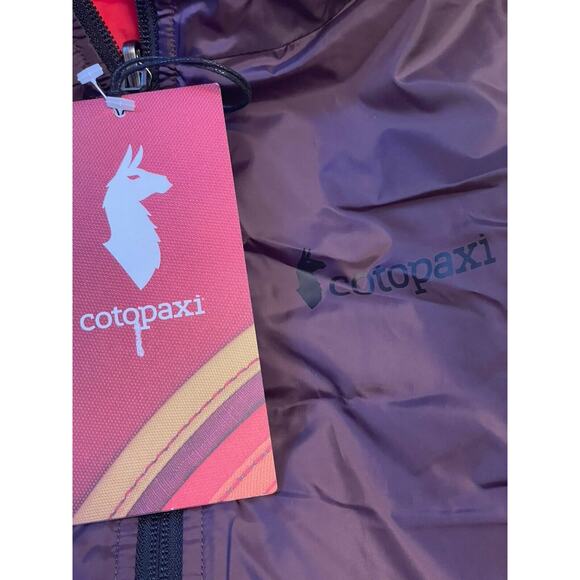 Cotopaxi Teca‎ Calido Hooded Vest Women Size XS Red Hot Sun Reversible Zip NWT - Picture 11 of 12